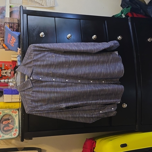 32 Bar Blues Cotton Dress Shirt - Picture 1 of 8